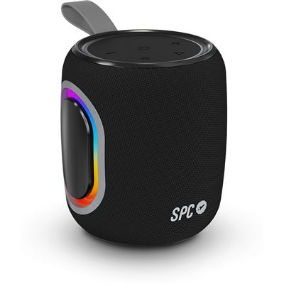 Altavoz Portátil Bluetooth Spc Orbital Spark Con 15w De Potencia, 24h De Batería, Luces Led, Ipx6