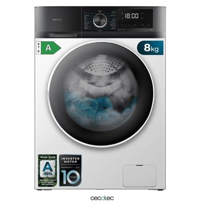 Lavadora De Carga Frontal Cecotec Bolero Dresscode 8300 8kg/1400rpm Blanco A