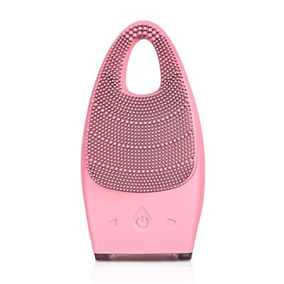 Limpiador Facial Eléctrico Con Batería Recargable 15 Intensidades, Modo Masaje Dam Rosa Claro