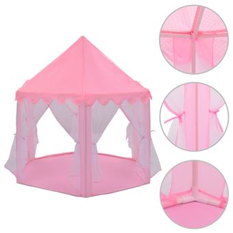 Tienda de juegos de princesa vidaXL rosa - 1