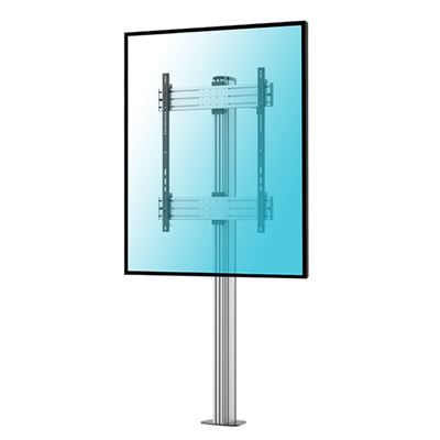 Soporte De Suelo Atornillable Kimex 031-1110k3 Para Pantallas 60''-100'' Modo Retrato