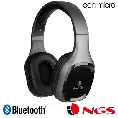 Ngs Auriculares Stereo Bluetooth Cascos Universal Artica Sloth Gray