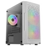 Caja Gaming Micro ATX Aerocool TRINITYMINIWHV3 3 Ventiladores ARGB Blanco