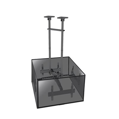 Soporte De Techo Kimex 014-6014 - Para 4 Pantallas De Tv 50""-75