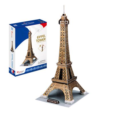 Puzzle 3D torre Eiffel 23x20,5x47 cm. DAM Multicolor