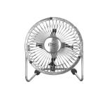 Mini ventilador de sobremesa cromo 10cm 20W