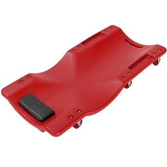 Camilla para taller de coches, Rojo