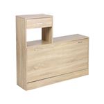 Mueble recibidor vestidor Kendra, Roble