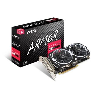 Tarjeta gráfica MSI Radeon RX 570 ARMOR 4G OC - 4 GB - GDDR5