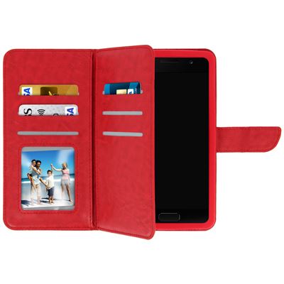 Funda billetera universal para Smartphones de 5.3' a 5.5' Roja