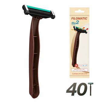 Pack 40 Cuchillas de afeitar Filomatic FILO2 - 1