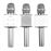 Micrófono Altavoz Inalámbrico Prixton Bluetooth Plata_0