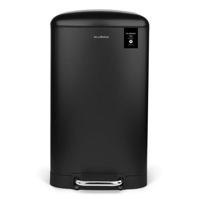 Cubo De Basura Con Pedal Les Collectors Negro, 40 L