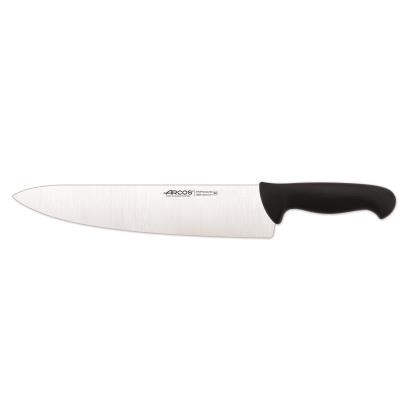 Cuchillo De Cocinero Arcos Colour - Prof 290925 De Acero Inoxidable Y Mango Ergonómico - Negro