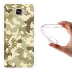 Funda Samsung Galaxy A5 2016, WoowCase [ Samsung Galaxy A5 2016 ] Funda Silicona Gel Flexible Camuflaje Militar Verde, Carcasa Case TPU Silicona
