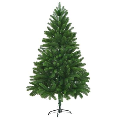 Árbol artificial de Navidad vidaXL, hojas realistas 210 cm Verde