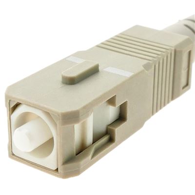 Cable de fibra óptica OM4 para router de SC a SC multimodo simplex  50µm/125µm, 3m - Accesorios y componentes fibra óptica - Los mejores  precios