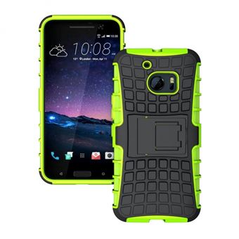 Funda Hibrida Rígida ShockProof Anti-Golpes Con ""Stand"" Para HTC OnY M10, Verde - 1