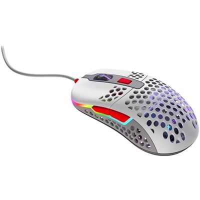 Ratón para juegos con cable XTRFY M42 Retro Ultraligero Blanco (M42-RGB-RETRO)