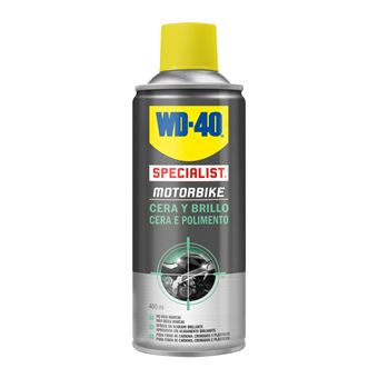 WD-40 Specialist Motorbike Cera y Brillo en spray 400ml. Bicicleta y motos - 1