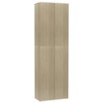 Armario De Oficina vidaxl 5 estantes 60 32 190 cm madera aglomerada 60x32x190cm