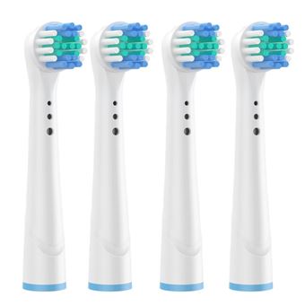  Braun Oral-B - Recambio de cabezales de cepillo de dientes  eléctrico 3D, color blanco, 4 unidades : Salud y Hogar