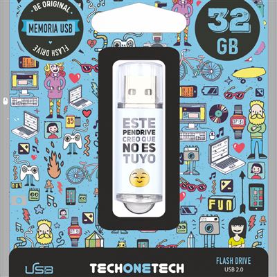 Tech One Tech Blanco No Es Tuyo 32Gb Usb 2.0 Pendrive - Imagen 2