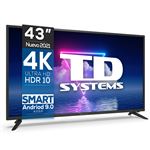 TV LED 43" TD Systems K43DLG12US 4K UHD, Android 9.0, HbbTV, HDR10