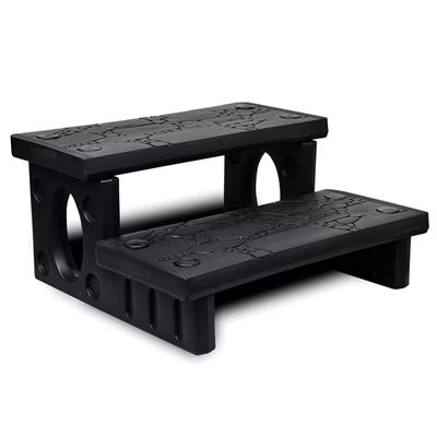 Mini-escalera Negra Para El Spa