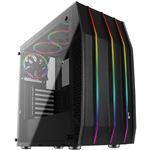 Caja PC - Aerocool KLAW, ATX, Cristal Templado, RGB Frontal