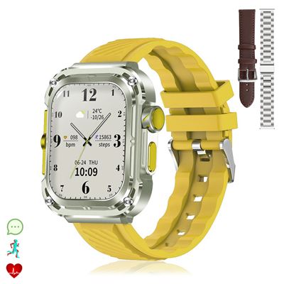 Smartwatch Dam Z85max 2"" Amarillo
