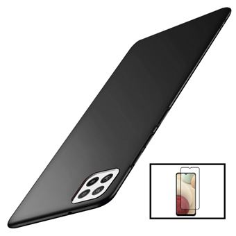 Kit Película de Cristal Templado 5D Full Cover + Funda SlimShield para Samsung Galaxy A22 5G Negro - 1