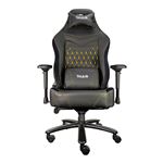 Silla gaming Talius Mamut negro/amarillo, XXL hasta 170kg