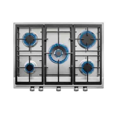Placa De Gas Teka Ex7015gaialdr Nat 5 Fuegos 70cm 11300w Inox