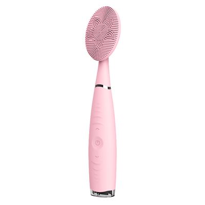 Cepillo Limpiador Facial, Exfoliador Masajeador Vibración Profunda Batería Recargable Dam Rosa Claro