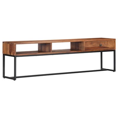 Mueble Para Tv Vidaxl 160x30x45 Cm Madera Maciza De
