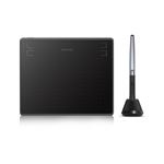 Tableta gráfica Huion HS64 lápiz óptico sin batería teclas rápidas para principiantes negro