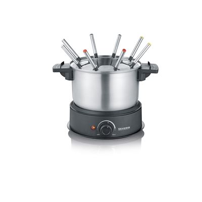 Fondue Severin Fo 2470 1,4 Litros. Negro - Inox 1500 W