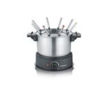 Fondue Severin FO 2470 1,4 litros. Negro - Inox 1500 W