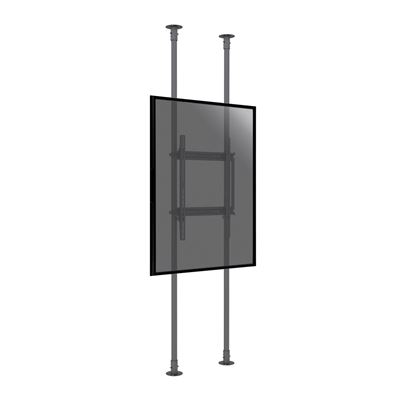 Soporte De Suelo- Techo Kimex 032-1009k - Para Tv 50""- 100"" , Modo Retrato, Altura 300cm