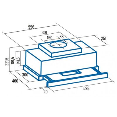 Cata Blanco Campana Extractora Telescópica Tfh6630wh 60Cm