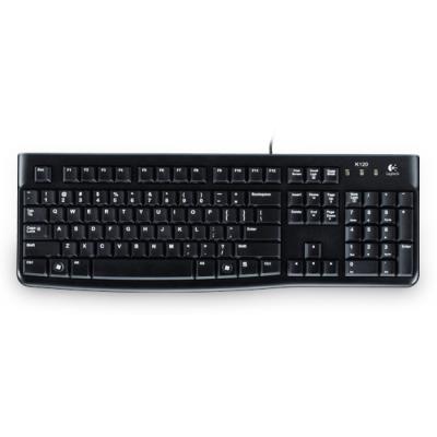Logitech Negro Teclado K120 Usb Con Cable Qwerty - Imagen 2