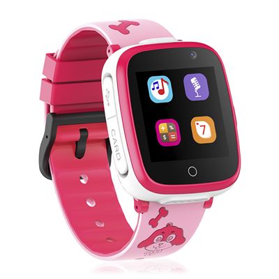 Smartwatch Dam Infantil S6 Game Doble Cámara Llamadas Función Sos Slot Para Sim Rosa