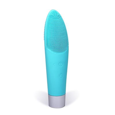 Cepillo Eléctrico De Silicona Para Limpieza Facial, Masajeador Y Afeitadora Dam Azul Claro
