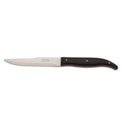 Cuchillo Chuletero Arcos 372400 Monoblock, Una Pieza De Acero Inoxidable, Hoja 11 Cm