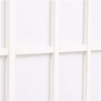 vidaXL Biombo Plegable 4 Paneles Estilo Japonés 160x170cm Natural Decoración
