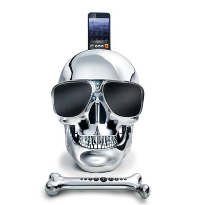Estación De Acoplamiento/altavoz Jarre Aeroskull Hd+ Bluetooth, Plata Cromada