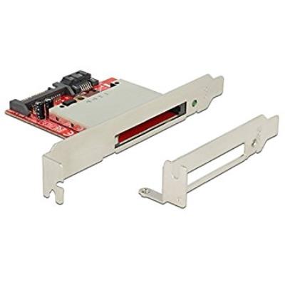 Lector De Tarjetas Delock 91495 Interno Sata Negro, Rojo, Plata