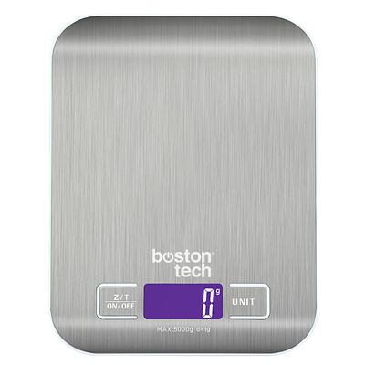 Báscula De Cocina Digital Boston Tech Hk105. Acero Inolxidable. 5 Kg