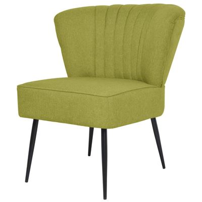 Sillón vidaXL de cóctel tela verde